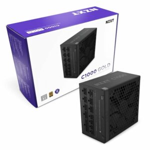 NZXT C1000 Gold ATX 3.1 - Fuente de alimentación para juegos de PC totalmente modular